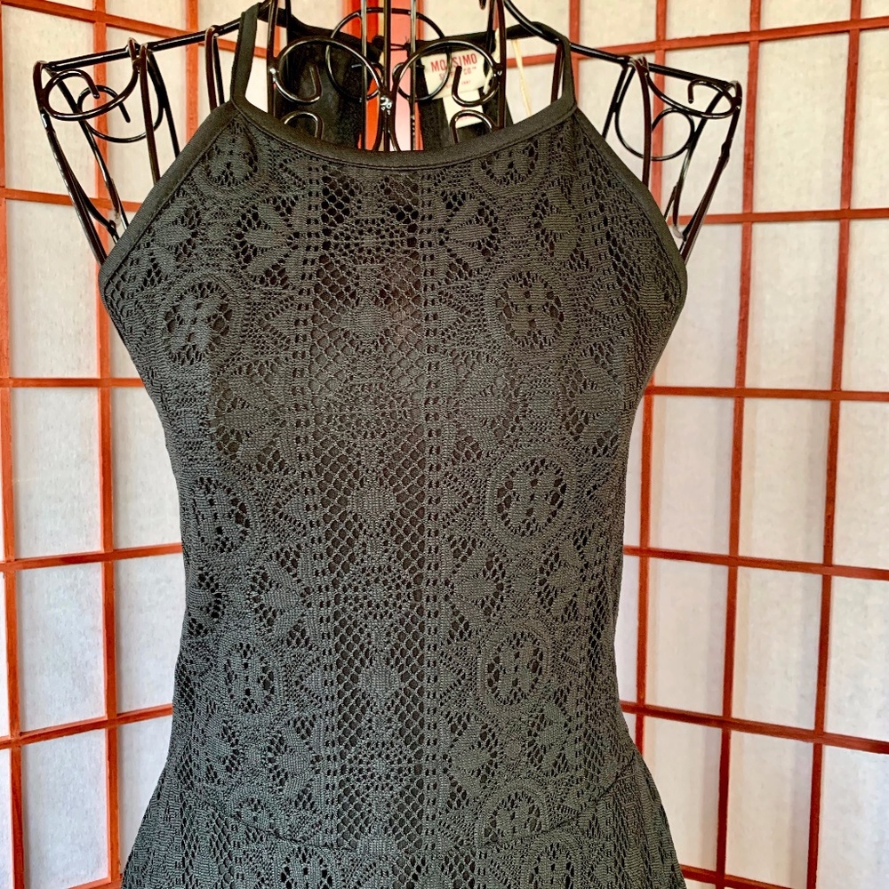 Mossimo Lace Halter Fit & Flare Midi NWT